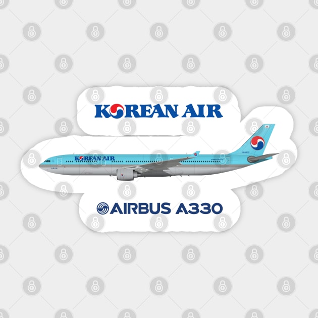 人気ブランドの新作 Airbus Air Korean of Illustration A330-300 A330 Airbus - 航空機・ヘリコプター